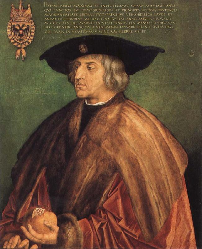 Albrecht Durer Emperor Maximilian oil painting image
